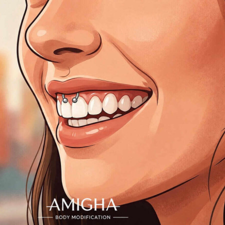 پیرسینگ اسمایل نشانه چیست؟ روانشناسی، عوارض و راهنمای کامل