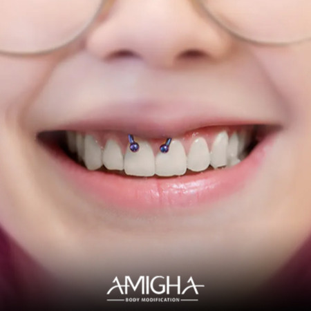 پیرسینگ اسمایل نشانه چیست؟