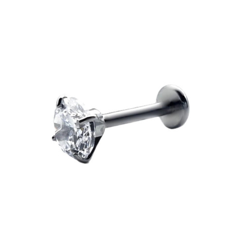 گوشواره پیرسینگ نگین 5mm کد 2357