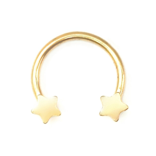 پیرسینگ نعلی ستاره 12mm کد 2384