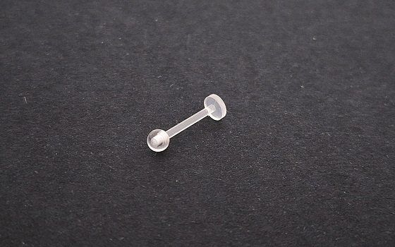 گوشواره پیرسینگ سیلیکونی پشت صاف کد 302