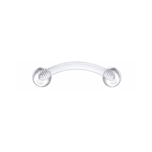 پیرسینگ ابرو سیلیکونی 12mm کد2026