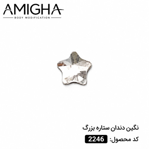 نگین دندان ستاره بزرگ کد 2246