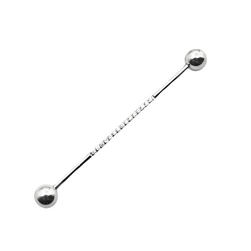 پیرسینگ محوری نگین دار 38mm کد۳۱۴۰
