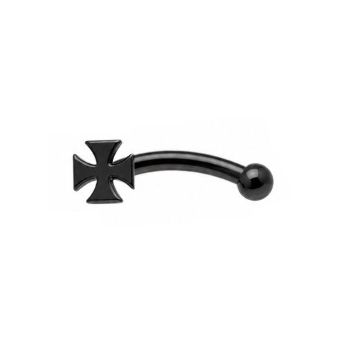 پیرسینگ ابرو کروم هارتز 8mm کد613