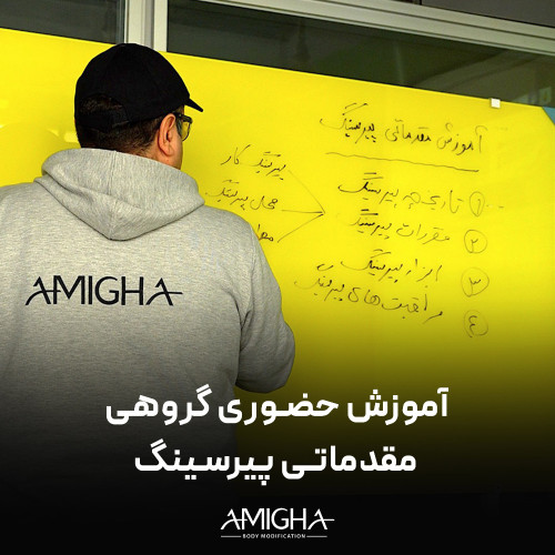 آموزش حضوری - گروهی مقدماتی پیرسینگ