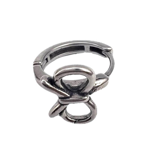 گوشواره پیرسینگ حلقه پاپیون عمده کد۲۷۱۶