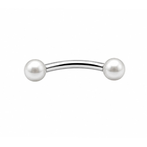 پیرسینگ ابرو دوسر مروارید 8mm کد579