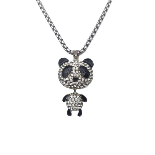 گردنبند پاندا نگین دار کد۲۷۸۴