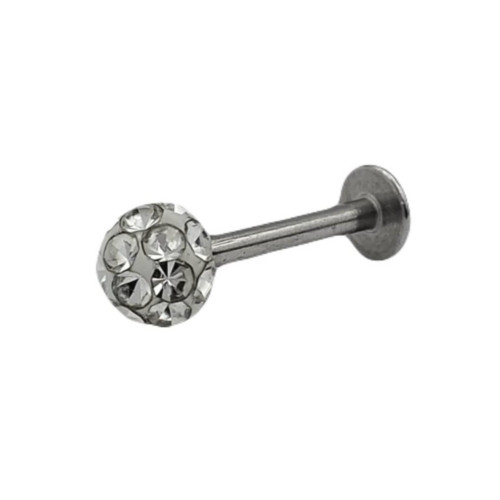 گوشواره پیرسینگ تراگوس گوی نگین کد 77