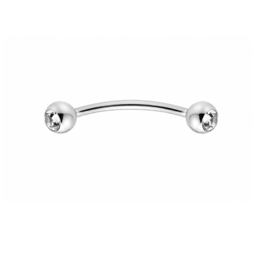 پیرسینگ ابرو نگین دار 12mm کد303