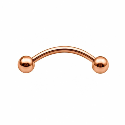 پیرسینگ ابرو مسی 10mm کد596