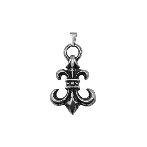 پلاک گردنبند fleur de lis کد۳۰۶۱