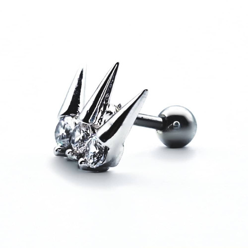 گوشواره پیرسینگ استیل کد 2293
