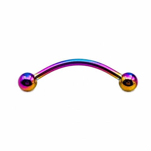 پیرسینگ ابرو هولوگرامی 12mm کد595