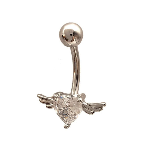 پیرسینگ ناف نگین قلبی عمده کد۲۷۴۱