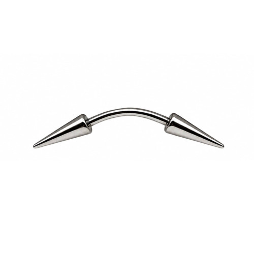 پیرسینگ ابرو اسپایک 10mm کد308