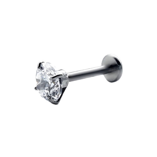 گوشواره پیرسینگ نگین 5mm کد 2357
