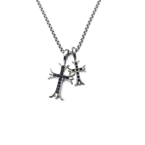 گردنبند صلیب کروم هارتز کد۲۷۶۹