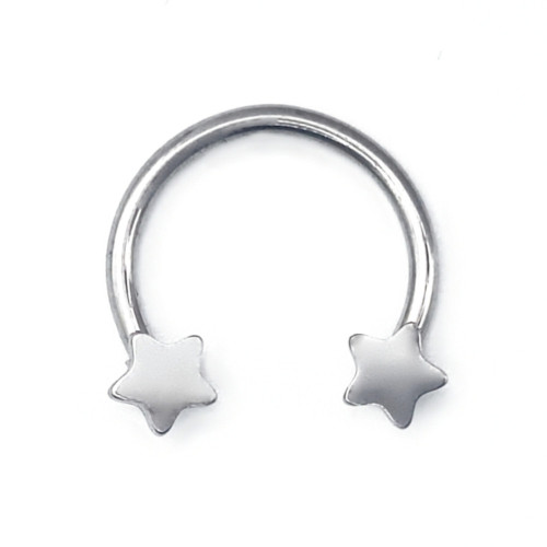 پیرسینگ نعلی ستاره 12mm کد 2382