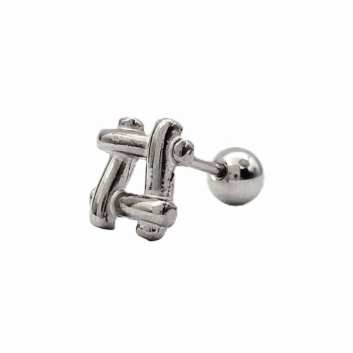 گوشواره پیرسینگ مربع کد 1390