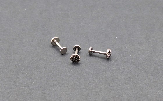 گوشواره پیرسینگ تراگوس استیل کد 48
