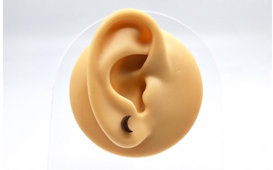 گوشواره ماه چوبی کد 351