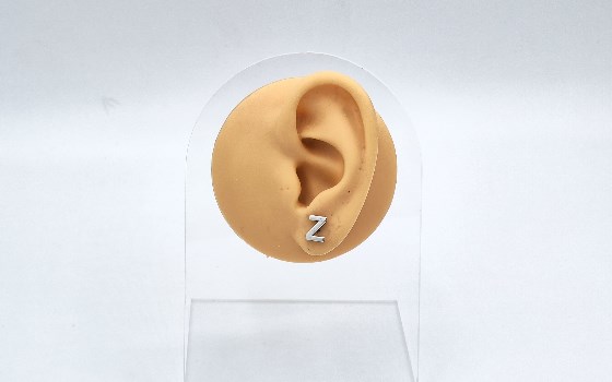 گوشواره نقره حروف Z کد 734