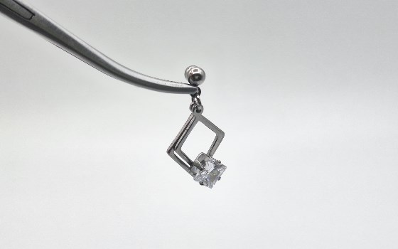 گوشواره آویز مربع کد 976