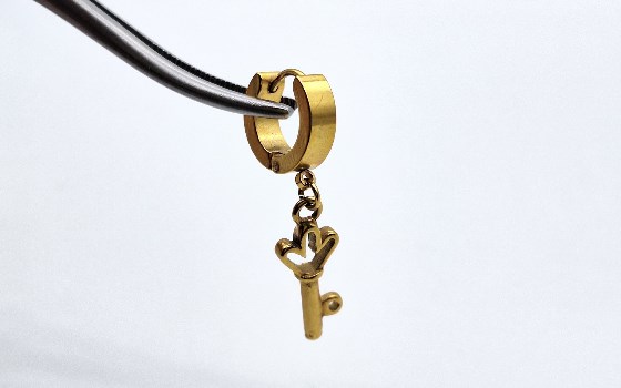 گوشواره آویز کلید کد 1006