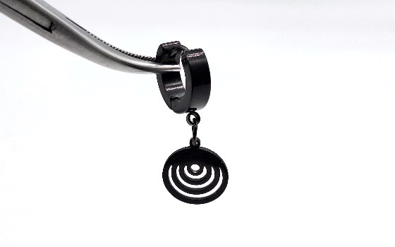گوشواره آویز دایره کد 1042