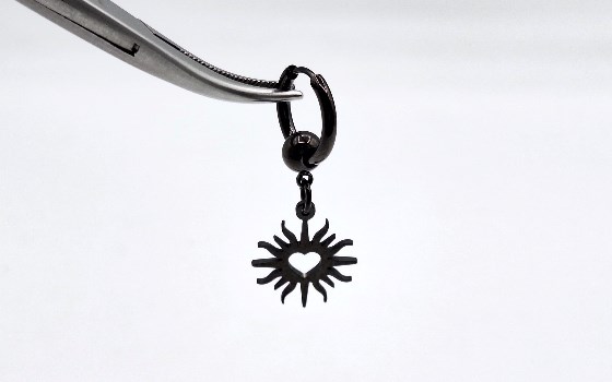 گوشواره آویز خورشید کد 1047