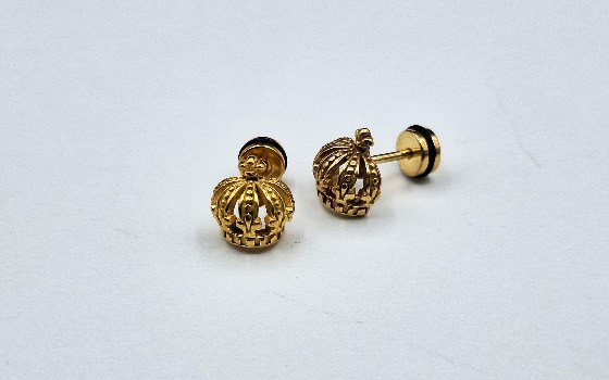 گوشواره پیرسینگ تاج کد 1292