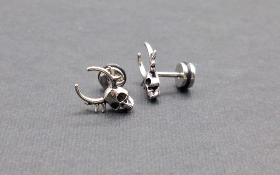 گوشواره اسکلت کد1382