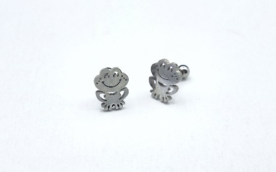 گوشواره پیرسینگ قورباغه کد 1507