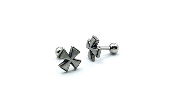 گوشواره پیرسینگ کروم هارتز کد 1525