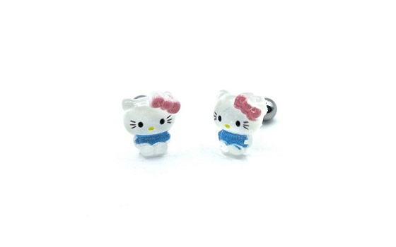 گوشواره پیرسینگ Hello Kitty کد 1651