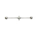 پیرسینگ محوری گوش اسپارکل 38mm کد171