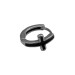 گوشواره حلقه طرح دار کد 1071