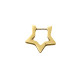 گوشواره حلقه ستاره 10mm کد1144