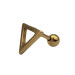 گوشواره مثلث کد 1849