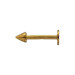 گوشواره پیرسینگ پشت تخت پایه 8mm کد۲۴۶۶
