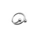 گوشواره پیرسینگ حلقه گوی دار 10mm کد۳۱۳۷