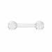 گوشواره پیرسینگ سیلیکونی 10mm کد۳۰۰