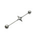 پیرسینگ محوری گوش اسپارکل 38mm کد171