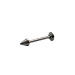 گوشواره پیرسینگ پشت تخت پایه 10mm کد۲۶82
