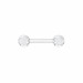 گوشواره پیرسینگ سیلیکونی 8mm کد301
