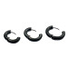گوشواره پیرسینگ حلقه چانکی 11 - 13 - 15mm کد1024