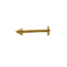 گوشواره پیرسینگ پشت تخت پایه 10mm کد۲۴۶۵